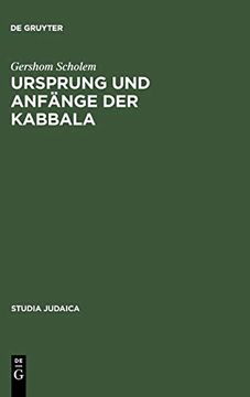 portada Ursprung und Anfänge der Kabbala 