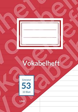 portada Vokabelheft a5 Liniert - Lineatur 53 - 2 Spalten - (in German)