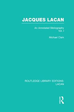 portada Jacques Lacan (Volume i) (Rle: Lacan): An Annotated Bibliography (en Inglés)