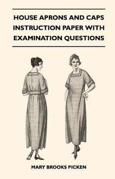 portada house aprons and caps - instruction paper with examination questions (in English)