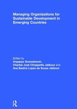 portada Managing Organizations for Sustainable Development in Emerging Countries (en Inglés)