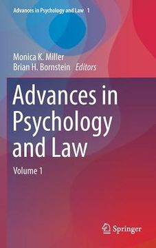 portada Advances in Psychology and Law: Volume 1 (en Inglés)