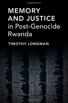 portada Memory and Justice in Post-Genocide Rwanda (en Inglés)