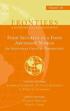 portada Food Security in a Food Abundant World: An Individual Country Perspective (Frontiers of Economics and Globalization, 16) (en Inglés)