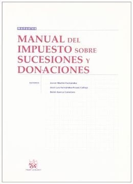 portada Manual del Impuesto sobre sucesiones y donaciones