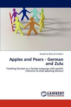 portada apples and pears - german and zulu (in English)
