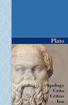 portada apology, crito, critias and ion dialogues of plato (in English)