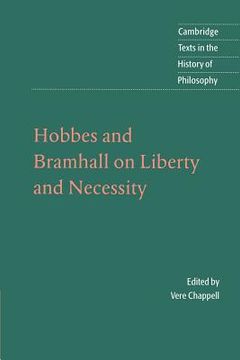 portada Hobbes and Bramhall on Liberty and Necessity Paperback (Cambridge Texts in the History of Philosophy) (in English)