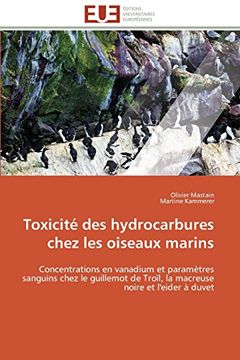 portada Toxicite Des Hydrocarbures Chez Les Oiseaux Marins