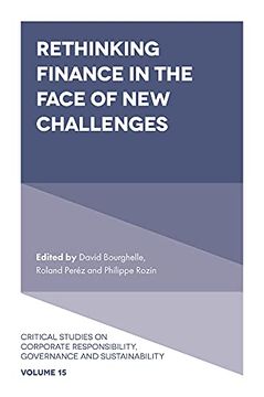 portada Rethinking Finance in the Face of new Challenges (Critical Studies on Corporate Responsibility, Governance and Sustainability, 15) (en Inglés)