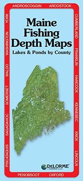 portada Delorme Maine Fishing Depth Maps 