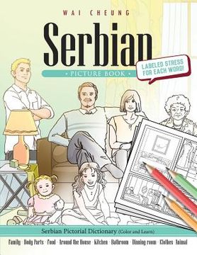 portada Serbian Picture Book: Serbian Pictorial Dictionary (Color and Learn) (in English)