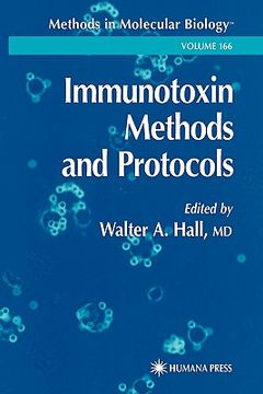 portada immunotoxin methods and protocols (en Inglés)