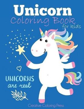 portada Unicorn Coloring Book for Kids: Magical Unicorn Coloring Book for Girls, Boys, and Anyone Who Loves Unicorns (Unicorns Coloring Books)