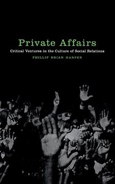 portada Private Affairs: Critical Ventures in the Culture of Social Relations (Sexual Cultures) (in English)
