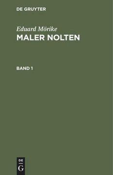 portada Eduard Mörike: Maler Nolten. Band 1 (in German)