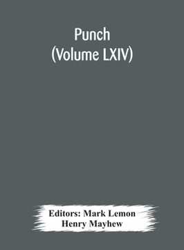 portada Punch (Volume LXIV) (en Inglés)