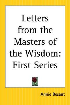 portada letters from the masters of the wisdom: first series (en Inglés)