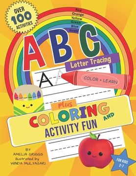 portada ABC Letter Tracing PLUS Coloring and Activity Fun!: JUMBO Coloring and Activity Book (en Inglés)
