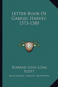 portada letter-book of gabriel harvey, 1573-1580