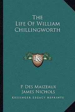 portada the life of william chillingworth (in English)