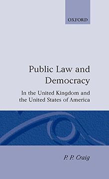 portada Public law and Democracy in the United Kingdom and the United States of America (Clarendon law Series) (en Inglés)