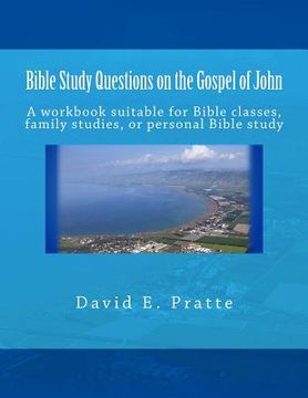 portada Bible Study Questions on the Gospel of John: A workbook suitable for Bible classes, family studies, or personal Bible study (en Inglés)