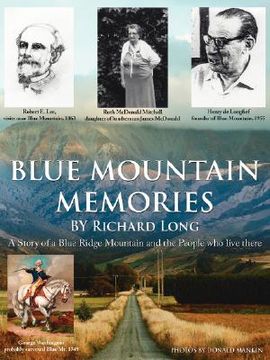 portada blue mountain memories: a story of a blue ridge mountain and the people who live there (en Inglés)