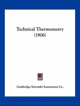 portada technical thermometry (1906) (en Inglés)