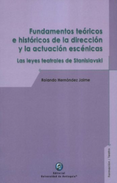 portada Fundamentos Teoricos e Historicos de la  Direccion y la Actuacion  Escenicas