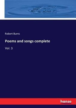 portada Poems and songs complete: Vol. 3