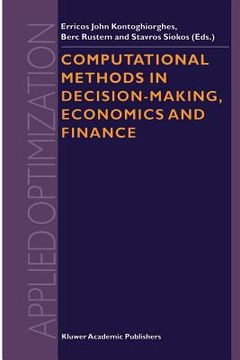 portada computational methods in decision-making, economics and finance (in English)