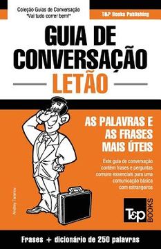 portada Guia de Conversação Português-Letão e mini dicionário 250 palavras (in Portuguese)