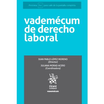portada Vademecum de Derecho Laboral (in Spanish)