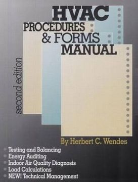 portada hvac procedures & forms manual, second edition (en Inglés)