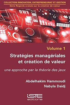 portada Strategies Manageriales Creatn Valeur (en Francés)