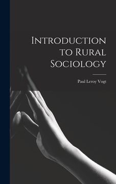 portada Introduction to Rural Sociology (en Inglés)