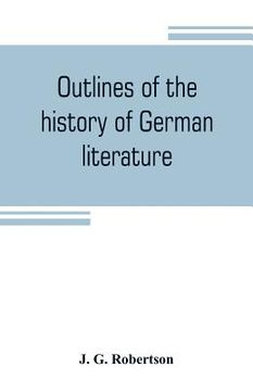 portada Outlines of the history of German literature