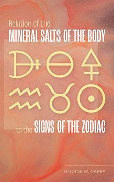 portada Relation of the Mineral Salts of the Body to the Signs of the Zodiac 