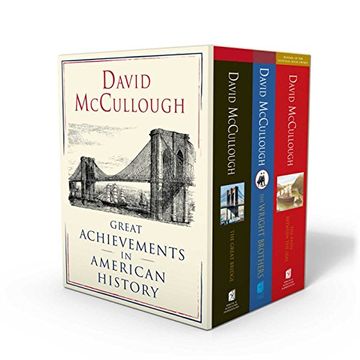 portada David McCullough: Great Achievements in American History: The Great Bridge, The Path Between the Seas, and The Wright Brothers (en Inglés)