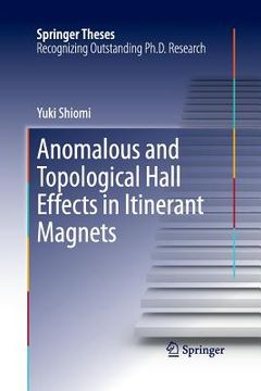 portada Anomalous and Topological Hall Effects in Itinerant Magnets