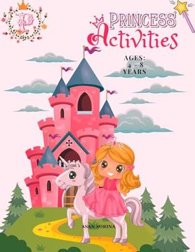 portada Activity Book for Princess: 4 - 8 years