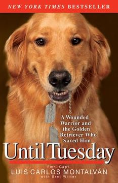 portada until tuesday: a wounded warrior and the golden retriever who saved him. luis carlos montalvn with bret witter