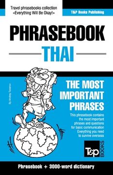 portada Phrasebook - Thai- The most important phrases: Phrasebook and 3000-word dictionary (en Inglés)