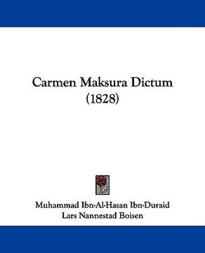 portada carmen maksura dictum (1828) (en Inglés)
