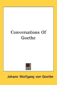 portada conversations of goethe