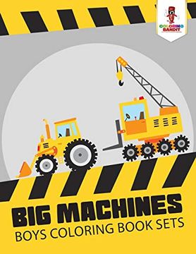 portada Big Machines: Boys Coloring Book Sets (en Inglés)