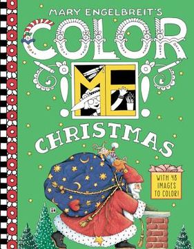 portada Mary Engelbreit's Color me Christmas Coloring Book (en Inglés)