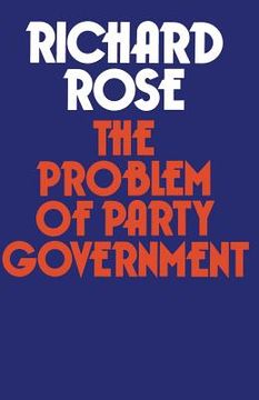 portada The Problem of Party Government (en Inglés)