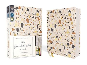 portada Niv, Journal the Word Bible (Perfect for Note-Taking), Cloth Over Board, Cream, red Letter, Comfort Print: Reflect, Take Notes, or Create art Next to Your Favorite Verses 